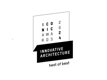 ICONIC AWARD 2024 - Best of Best Iconic Awards 2024 Logo für Innovative Architektur besten von besten